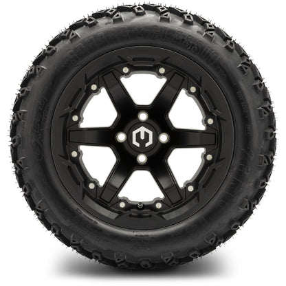 14" MODZ Gladiator Matte Black - Tire and Wheel Combo