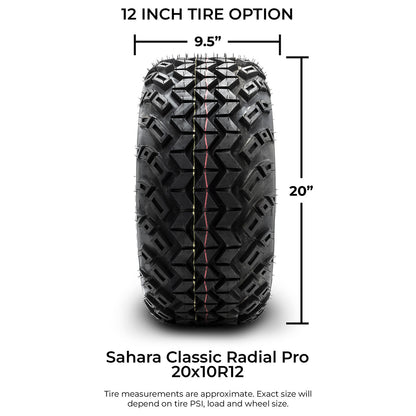 Sahara Classic Off Road 20x10R12 - Set of 4