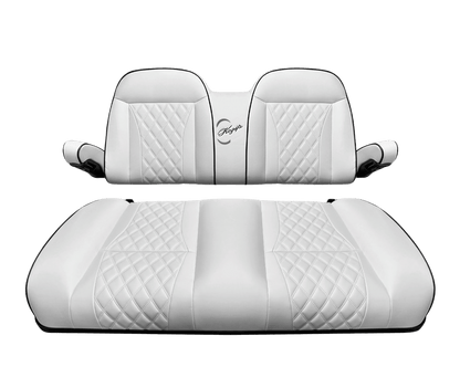 Kozip Aeris Front Seat Cushion Set – EZGO RXV/TXT – White