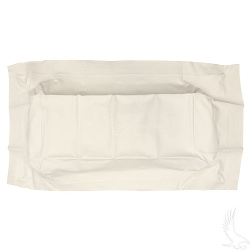 Seat Bottom Cover, White, Club Car Tempo, Precedent