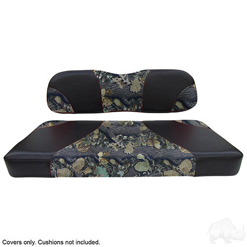 RHOX Front Seat Cover Set, Sport Black/Camo, Club Car DS