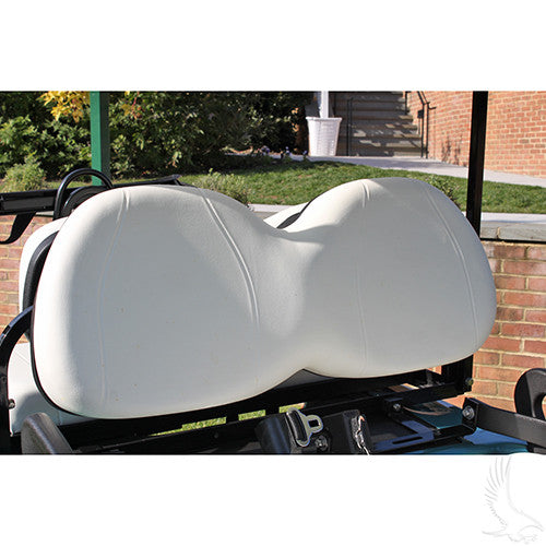 Seat Back Assembly, White, Club Car Tempo, Precedent