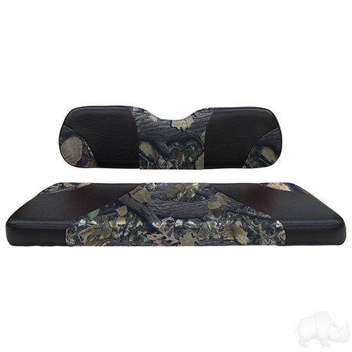 RHOX Rhino Aluminum Seat Kit, Sport Black/Camo, E-Z-Go TXT 96+