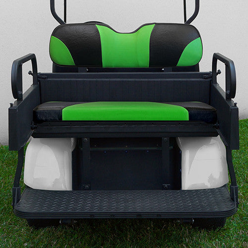 RHOX Rhino Seat Box Kit, Sport Black/Green, E-Z-Go TXT 96+