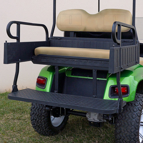 RHINO 900 Series Rear Seat/Cargo Box Kit for EZ-GO TXT Tan