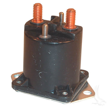 Solenoid, 12V 4 Terminal Copper, Club Car Gas 84+