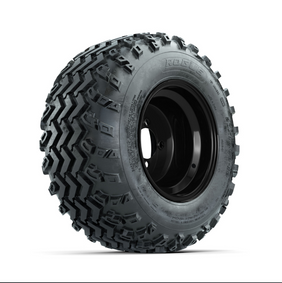 GTW Steel Black 10 in Wheels with 20x10.00-10 Rogue All Terrain Tires  Full Set