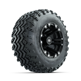 GTW Specter Matte Black 10 in Wheels with 20x10.00-10 Rogue All Terrain Tires  Full Set