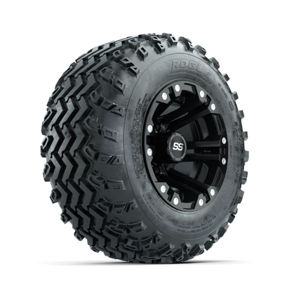 GTW Specter Matte Black 10 in Wheels with 20x10.00-10 Rogue All Terrain Tires – Full Set