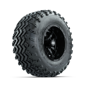GTW Storm Trooper Black 10 in Wheels with 20x10.00-10 Rogue All Terrain Tires  Full Set
