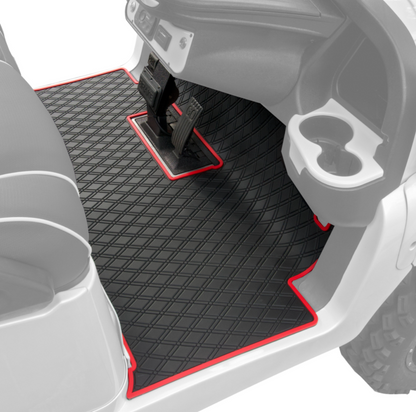 Xtreme Floor Mats for Club Car Precedent / Onward / Tempo / Villager & V4L - Black/Red