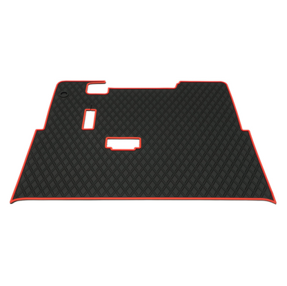 Xtreme Floor Mats for EZGO TXT / Workhorse / Express S4 / Valor / Cushman / Navitas (TXT Frame) - Black/Red