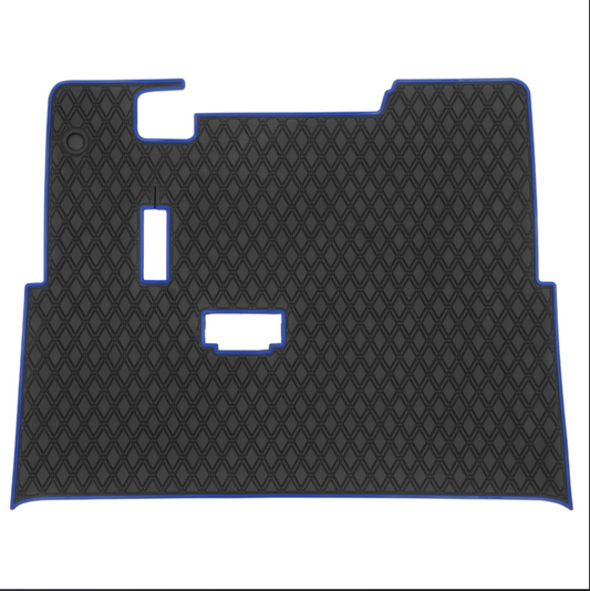 Xtreme Floor Mats for EZGO TXT / Workhorse / Express S4 / Valor / Cushman / Navitas (TXT Frame) - Black/Blue