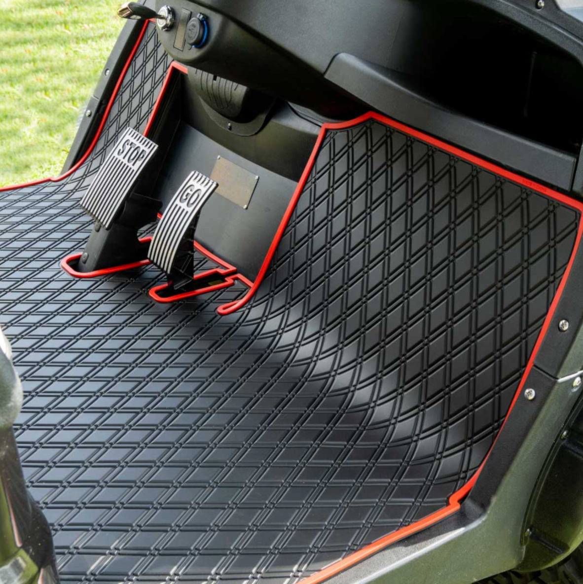 Xtreme Floor Mats for ICON / Advanced EV1 - Black/Red