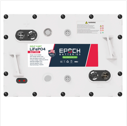 Epoch 48V 30Ah GC2 - Golf Cart LiFePO4 Individual Lithium Battery