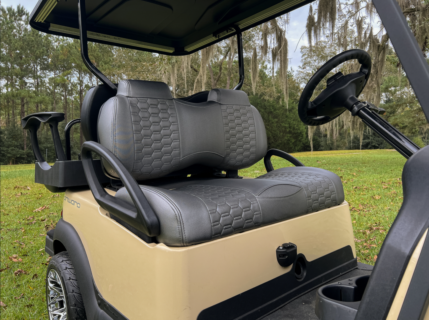 MadJax® Colorado Seats for Club Car Precedent/Onward/Tempo – Charcoal Trexx