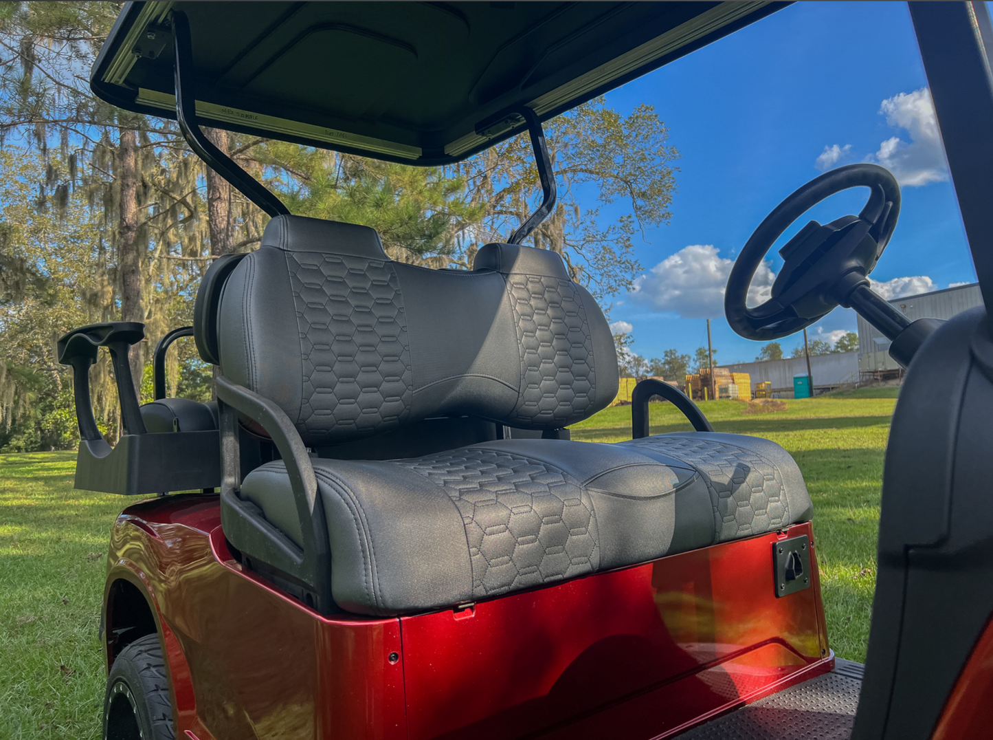 MadJax® Colorado Seats for EZGO TXT/RXV/S4/L4 & MadJax XSeries Storm – Charcoal Trexx