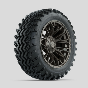 GTW Stellar Matte Bronze 14 in Wheels with 23x10.00-14 Rogue All Terrain Tires  Full Set