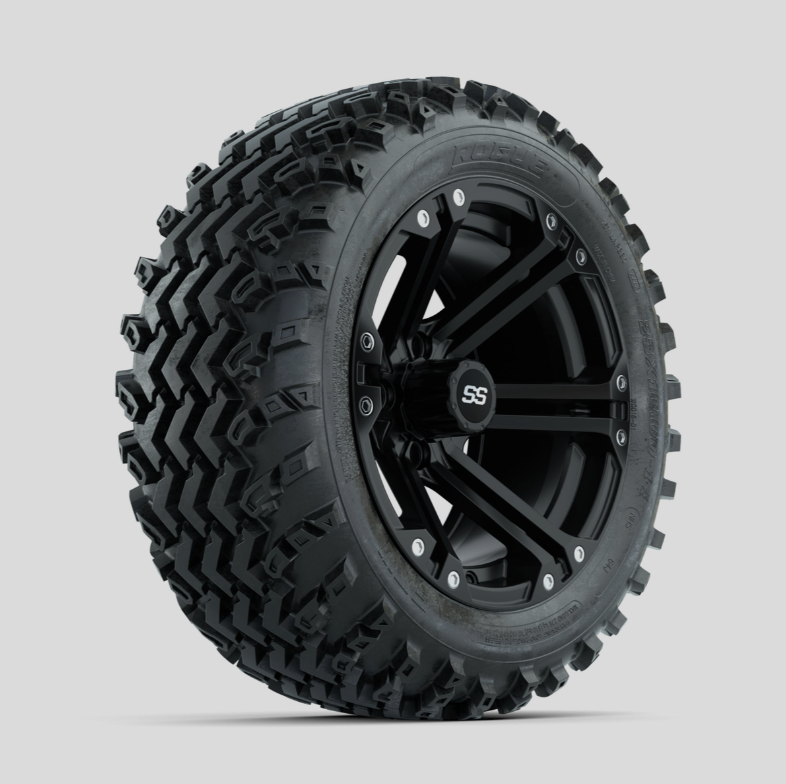 GTW Specter Matte Black 14 in Wheels with 23x10.00-14 Rogue All Terrain Tires – Full Set