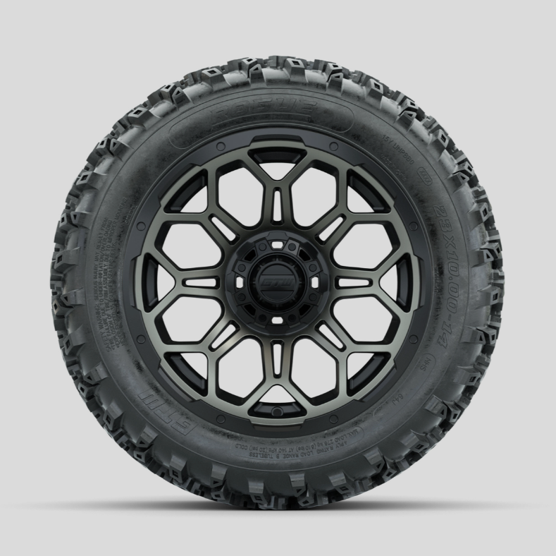 GTW Bravo Bronze/Black 14 in Wheels with 23x10.00-14 Rogue All Terrain Tires – Full Set