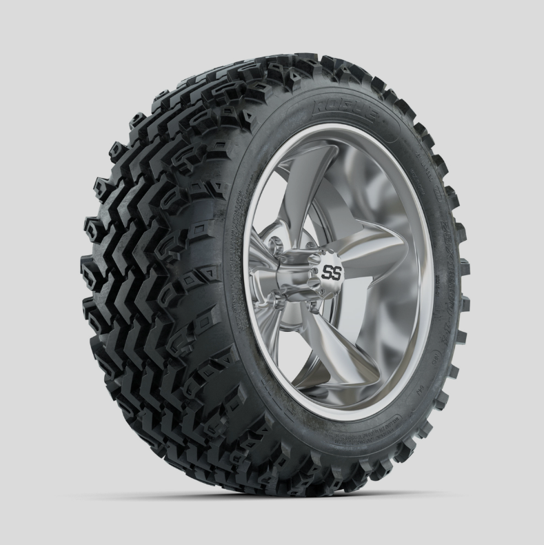 GTW Godfather Matte Grey 14 in Wheels with 23x10.00-14 Rogue All Terrain Tires  Full Set