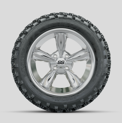 GTW Godfather Matte Grey 14 in Wheels with 23x10.00-14 Rogue All Terrain Tires  Full Set