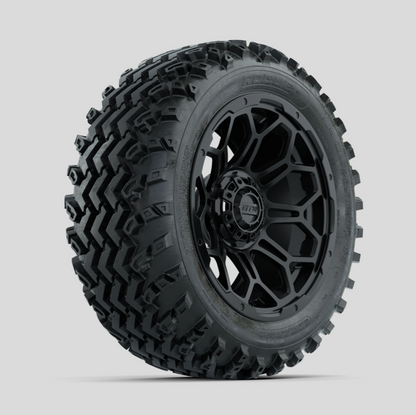 GTW Bravo Matte Black 14 in Wheels with 23x10.00-14 Rogue All Terrain Tires – Full Set