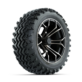 GTW Spyder Bronze/Matte Black 14 in Wheels with 23x10.00-14 Rogue All Terrain Tires  Full Set