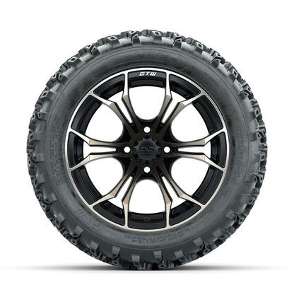 GTW Spyder Bronze/Matte Black 14 in Wheels with 23x10.00-14 Rogue All Terrain Tires – Full Set