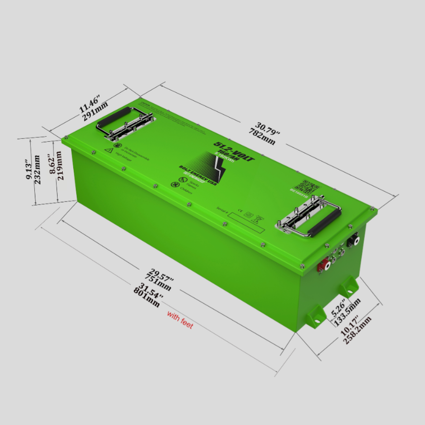 Bolt Energy 160AH 48 Volt Standard Kit - BIG HIGH OUTPUT GOLF CART LITHIUM BATTERY