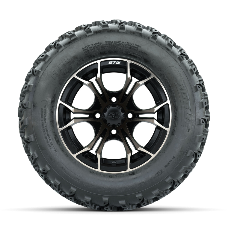 GTW Spyder Bronze/Matte Black 12 in Wheels with 23x10.00-12 Rogue All Terrain Tires – Full Set