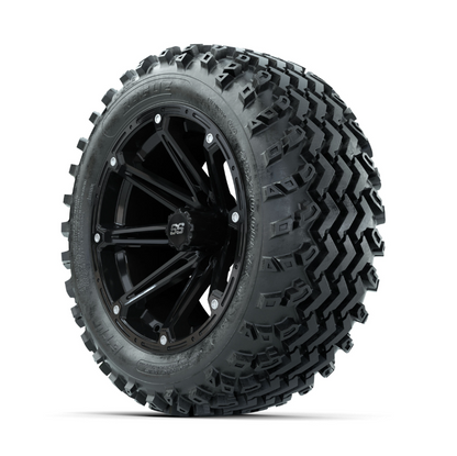 GTW Element Black 14 in Wheels with 23x10.00-14 Rogue All Terrain Tires – Full Set