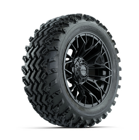 GTW Stellar Black 14 in Wheels with 23x10.00-14 Rogue All Terrain Tires  Full Set
