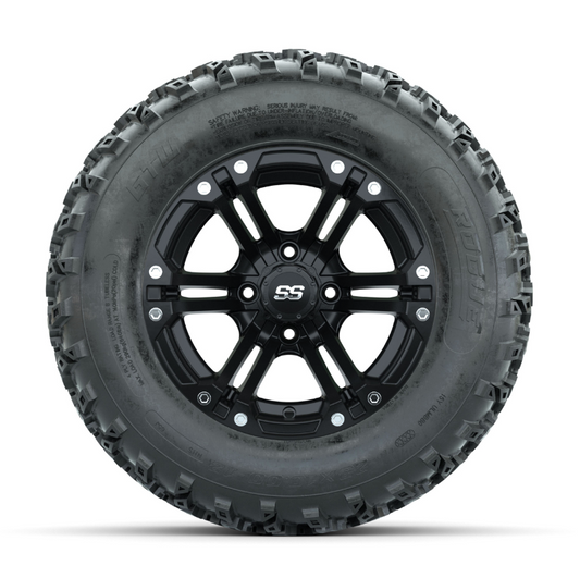 GTW Specter Matte Black 12 in Wheels with 23x10.00-12 Rogue All Terrain Tires – Full Set