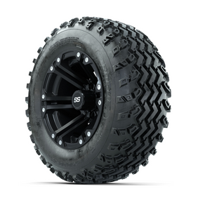 GTW Specter Matte Black 12 in Wheels with 23x10.00-12 Rogue All Terrain Tires  Full Set