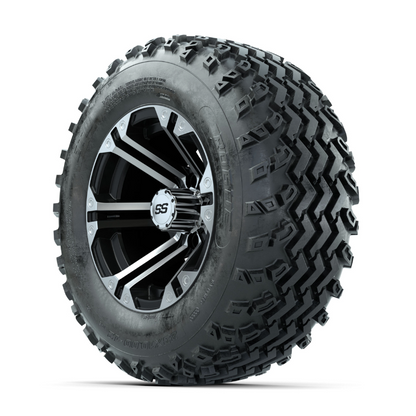 GTW Specter Machined/Black 12 in Wheels with 23x10.00-12 Rogue All Terrain Tires – Full Set