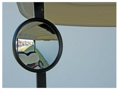 Mirror, Convex Side Mount Rear View, Black