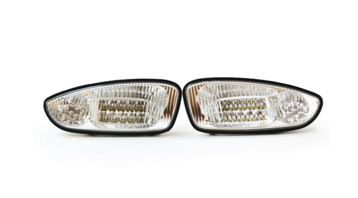 LED Clear Factory Style Headlights – with Bezels, E-Z-Go RXV