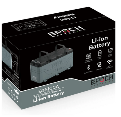 Epoch 36V 100Ah | Heated & Bluetooth | LiFePO4 Battery