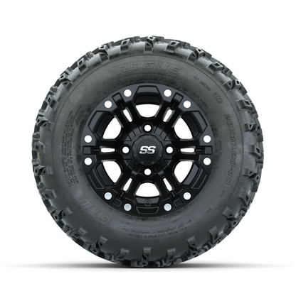 GTW Specter Matte Black 10 in Wheels with 20x10.00-10 Rogue All Terrain Tires – Full Set