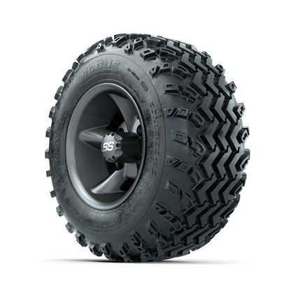 GTW Godfather Matte Grey 10 in Wheels with 20x10.00-10 Rogue All Terrain Tires – Full Set