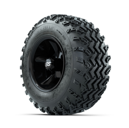 GTW Godfather Black 10 in Wheels with 20x10.00-10 Rogue All Terrain Tires – Full Set