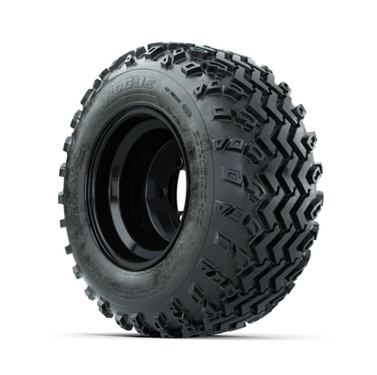 GTW Steel Black 10 in Wheels with 20x10.00-10 Rogue All Terrain Tires – Full Set