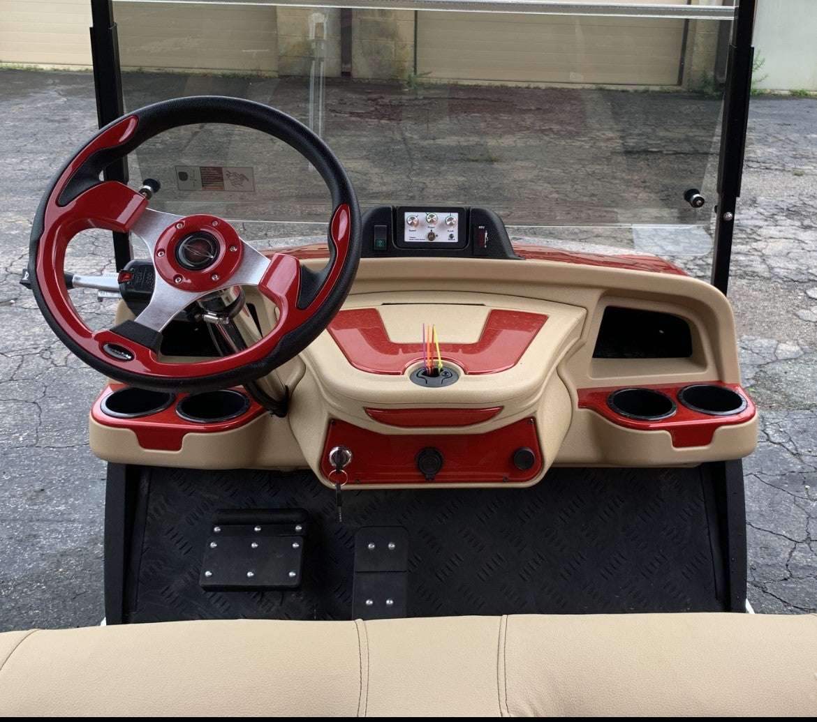 DoubleTake Sentry Dashboard for Club Car/EZGO - Choose Your Color with Sand Base