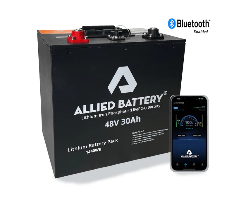 Individual 48V 30 Amp Lithium Allied Battery