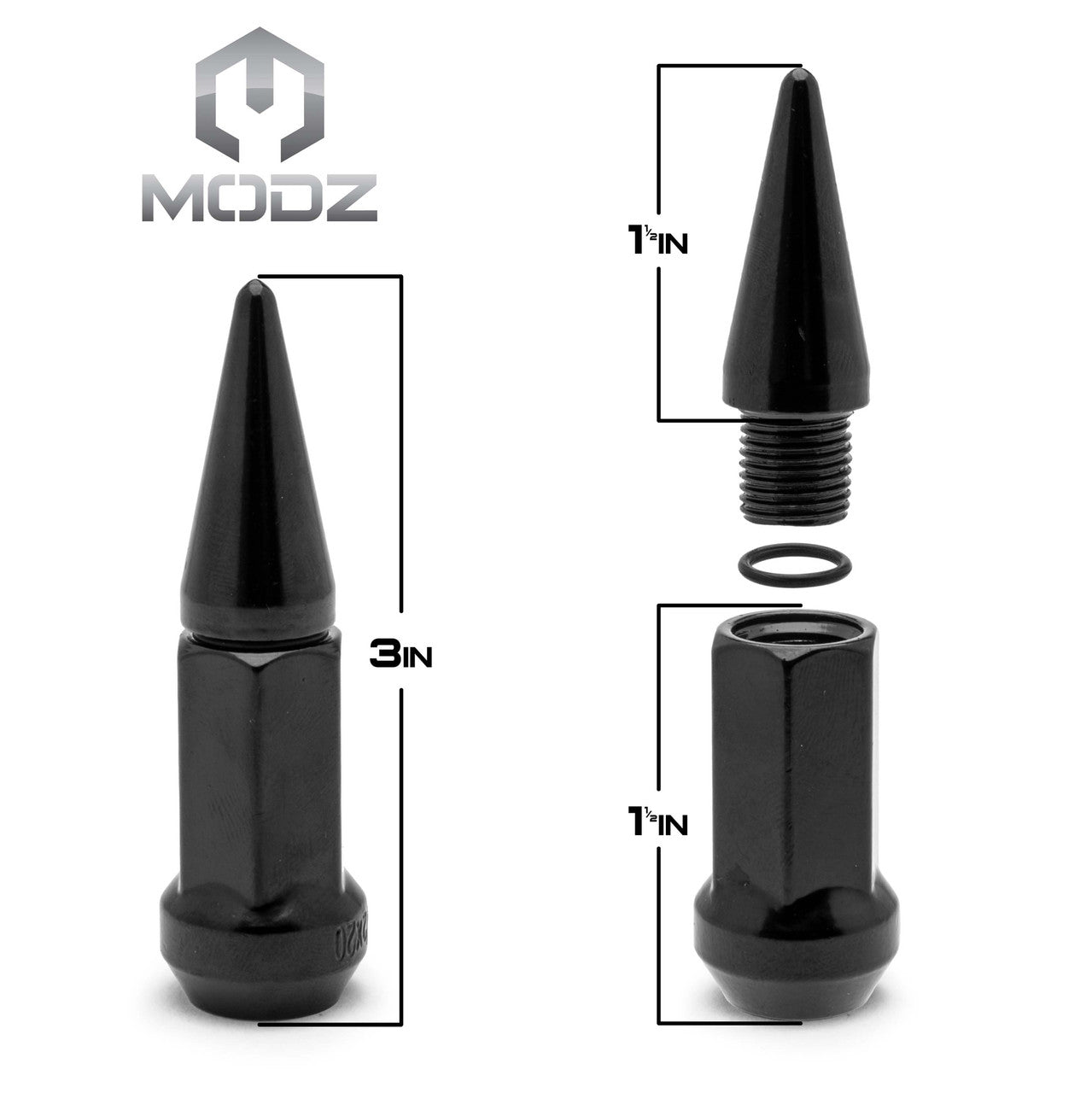 MODZ Spiked Black