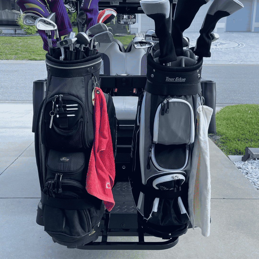 Star EV / Kandi / Coleman - Dual Golf Bag Holder (Thanks Jon S!)