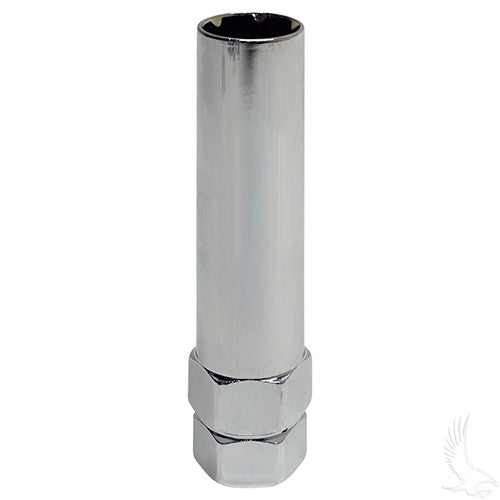 Lug Nut Set of 16, Hexagon Socket Key, Chrome, Metric 12mm-1.25