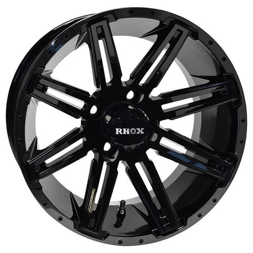 RHOX RX275, Gloss Black, 14x7, ET-25