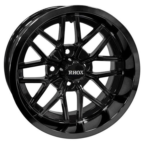 RHOX RX281, Gloss Black 14x7 ET-25